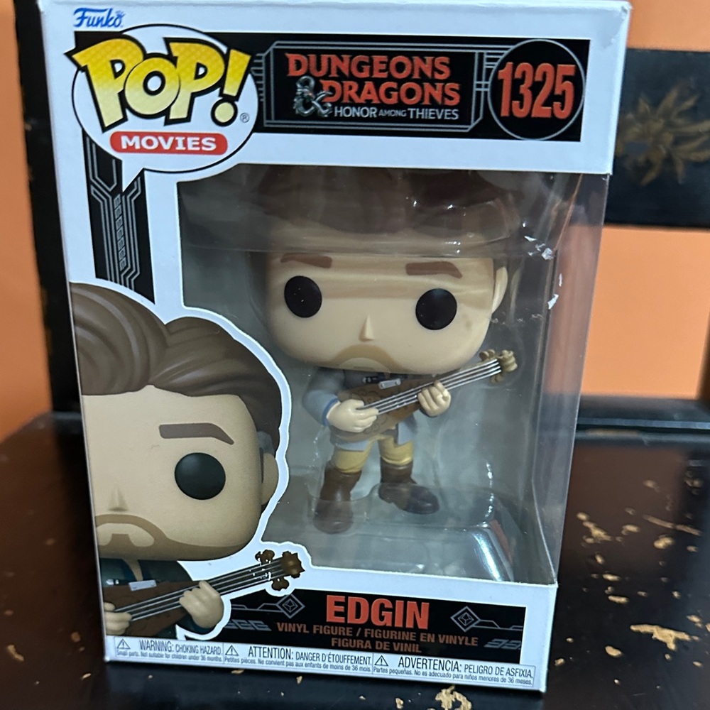 Funko Pop Edgin Figure with Brown and Tan Outfit New in the Box